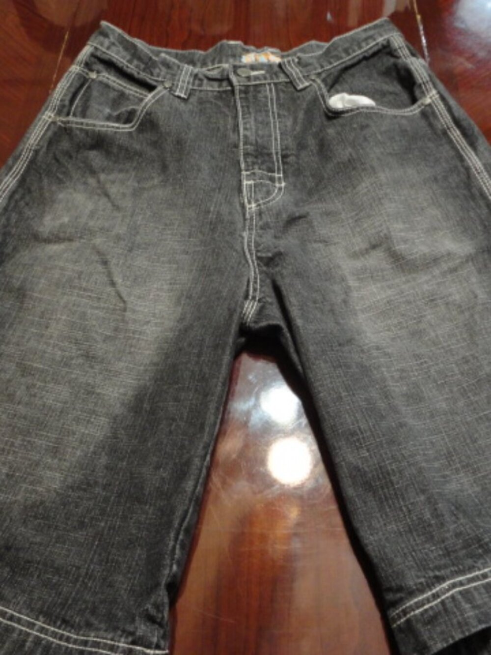 PJ Mark Black Denium Thick Shorts Size 32